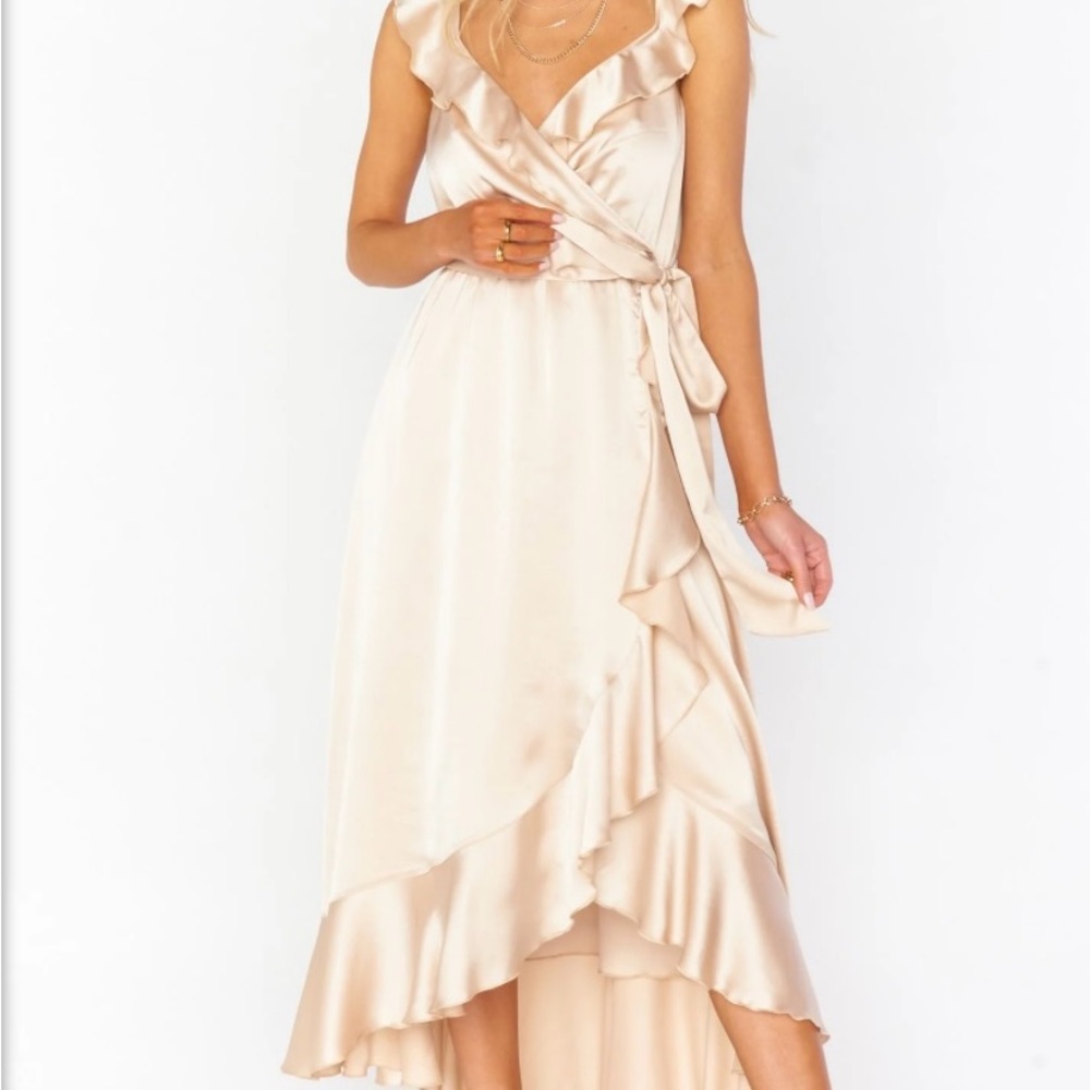 Show Me Your Mumu Champagne Lux Bridesmaids Dress